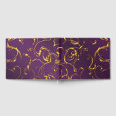 gouden paars weddenschap gastenboek (Volledig)