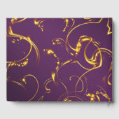 gouden paars weddenschap gastenboek (Achterkant)