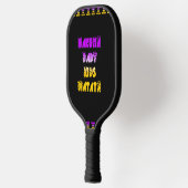 Gouden Paarse Baby Kinder Hakunamatata Leuk Avontu Pickleball Paddle (Links)