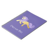 Gouden Paarse eenhoorn droom Notitieboek (Linkerzijde)