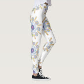 Gouden, paarse en blauwe boeiende Leggings (Rechts)