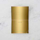 Gouden & Paarse Masker Masquerade Dank u kaart (Binnen)