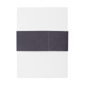 Gouden paarse trouwuitnodiging uitnodigingen wikkel (Achterkant Voorbeeld)