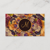  gouden Paarse zwarte ballonnen Visitekaartje (Voorkant)