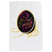 Gouden Paasei en Elegante Iris Medium Cadeauzakje (Voorkant)
