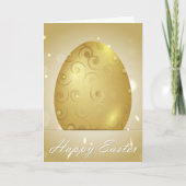 Gouden Paasei Kaart (Voorkant)