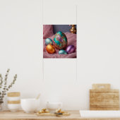 Gouden paasei poster (Keuken)