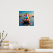 Gouden paasei poster (Keuken)
