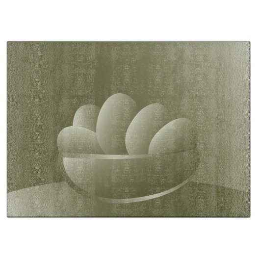 gouden paaseieren snijplank (Voorkant)