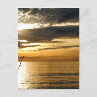 gouden pacific sunset briefkaart