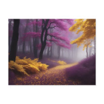 Gouden pad door Paarse Bossen