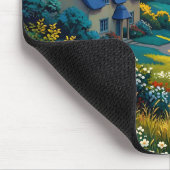 Gouden Pad naar Blauwe Wateren Muismat (Hoek)