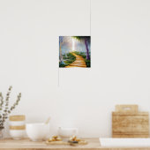 Gouden Pad naar Verlichting Poster (Keuken)