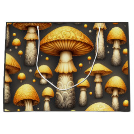Gouden Paddenstoelen Groot Cadeauzakje
