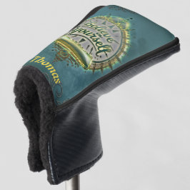 Gouden paden: geloof in jezelf. golfheadcover