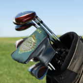 Gouden paden: geloof in jezelf. golfheadcover (Insitu)