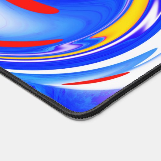 Gouden paden kunst bureaumat (Hoek)