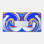 Gouden paden kunst bureaumat (Keyboard & Muis)