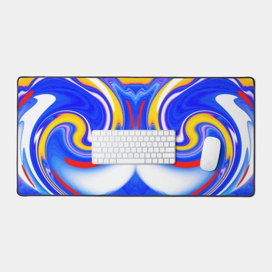 Gouden paden kunst bureaumat (Keyboard & Muis)