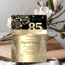 Gouden Pailletten Jurk Glazen Bloemen 85ste Verjaa