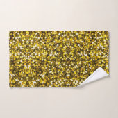 Gouden pailletten patroon bad handdoek (Handdoek)