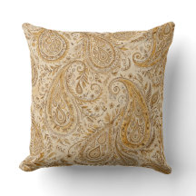 Gouden Paisley Warme Gezellige Klassieke Ontwerp