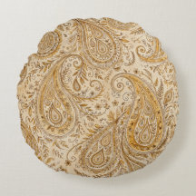 Gouden Paisley Warme Gezellige Klassieke Ontwerp
