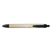 Gouden Palm Ombre Zwarte Inkt Pen (Achterkant)