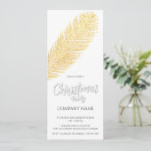 Gouden Palm op zwart Schattige bedrijf Elegant Chr (Staand voorkant)
