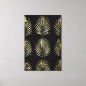 Gouden Palm Symfonie Grid Canvas Wandkunst Afdruk (Voorkant)