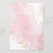 Gouden Palm Uitnodiging welkomstbrief Bruiloft uit (Achterkant)