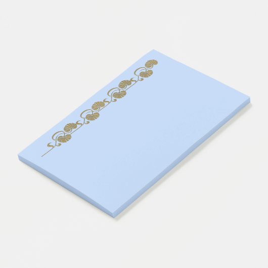 "gouden" palmbiljetten post-it® notes (Schuin)