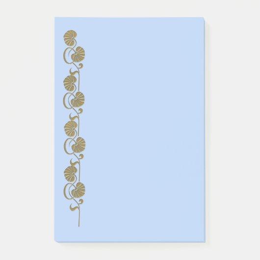 "gouden" palmbiljetten post-it® notes (Voorkant)