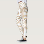 Gouden palmbladeren: art deco. leggings (Links)