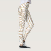 Gouden palmbladeren: art deco. leggings (Rechts)