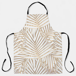 Gouden palmbladeren: art deco. schort