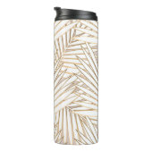 Gouden palmbladeren: art deco. thermosbeker (Geroteerd rechts)