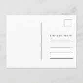 Gouden palmboom blad tropische marine sparen de da aankondigingskaart (Achterkant)