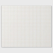 Gouden palmkruis doop cadeaupapier (Vlak)