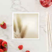 Gouden Pampas gras Boheemse Boho bruiloft Servet (Insitu)