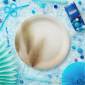 Gouden Pampasgras Boheemse Boho Bruiloft Papieren Bordje (Feest)