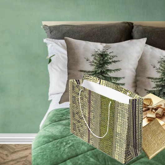 Gouden panelen groot cadeauzakje
