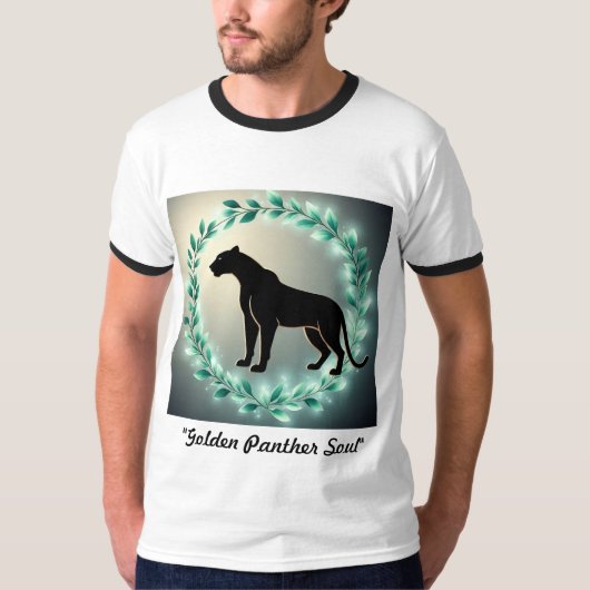 Gouden Panter Ziel T-shirt (Voorkant)