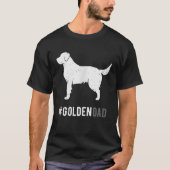 Gouden Pap Voor Mannen Grappige Hond Gouden Retrie T-shirt (Voorkant)