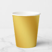 gouden papieren beker (Achterkant)