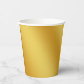 gouden papieren bekertje papieren bekers (Voorkant)