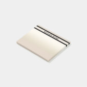 Gouden Parel Glans Glam Chic Moderne Persoonlijke Post-it® Notes (Schuin)