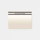Gouden Parel Shimmer Glam Chic Modern gepersonalis Post-it® Notes (Voorkant)