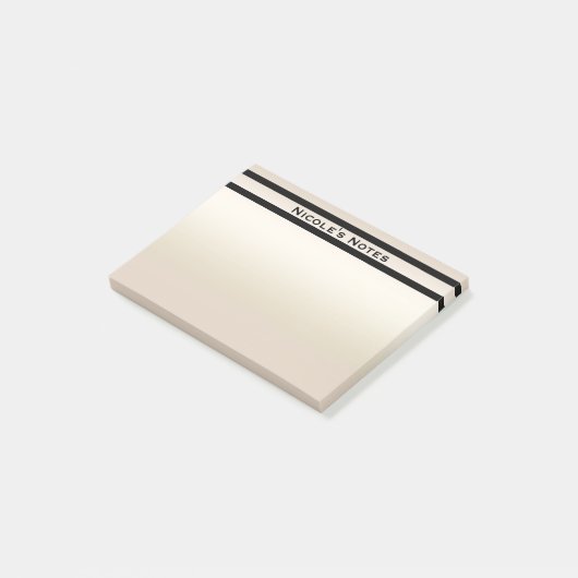 Gouden Parel Shimmer Glam Chic Modern gepersonalis Post-it® Notes (Schuin)