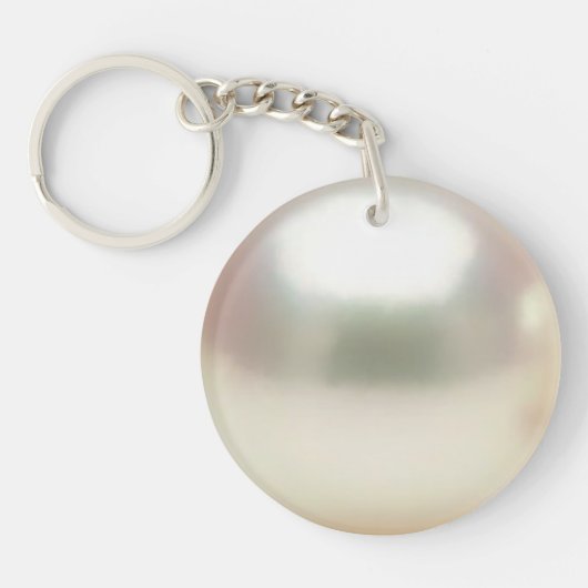 Gouden Parel Sleutelhanger (Voorkant)